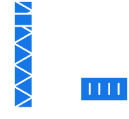 Crane lifting a container at a construction site.