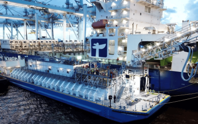 TOTE Services achieves a significant milestone in managing the 300th fueling of the world's first LNG bunker barge.